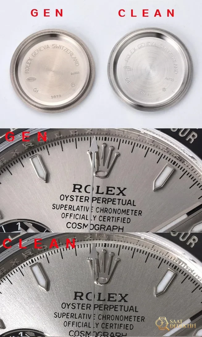 Gerçek-replika karşılaştırması: Clean Rolex çimento grisi Daytona 126519 alınmaya değer mi? - Makro Kadran ve İndeks İşçiliği