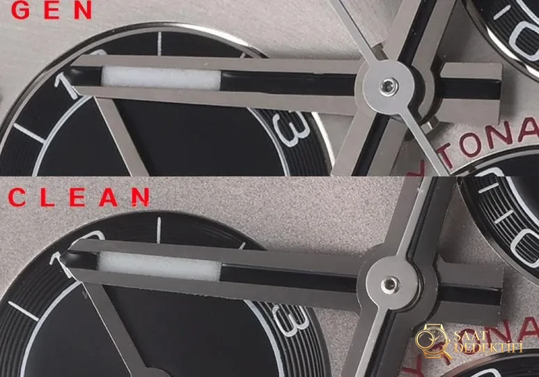 Gerçek-replika karşılaştırması: Clean Rolex çimento grisi Daytona 126519 alınmaya değer mi? - Mekanizma Zemberek ve Balans Detayı