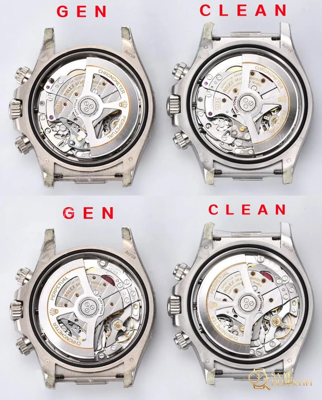Gerçek-replika karşılaştırması: Clean Rolex çimento grisi Daytona 126519 alınmaya değer mi? - Tepe Koruması ve Ayar Fonksiyonu
