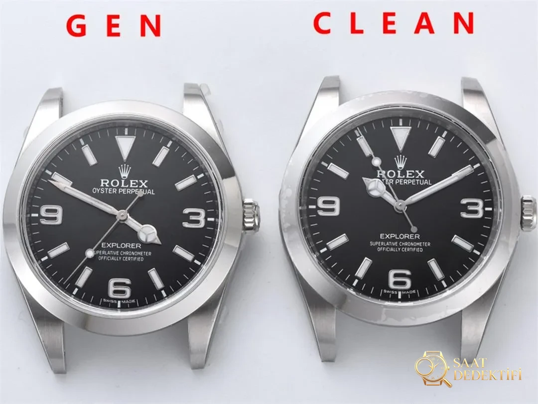 Rolex Explorer M214270 Clean Factory İncelemesi - ön görünüm