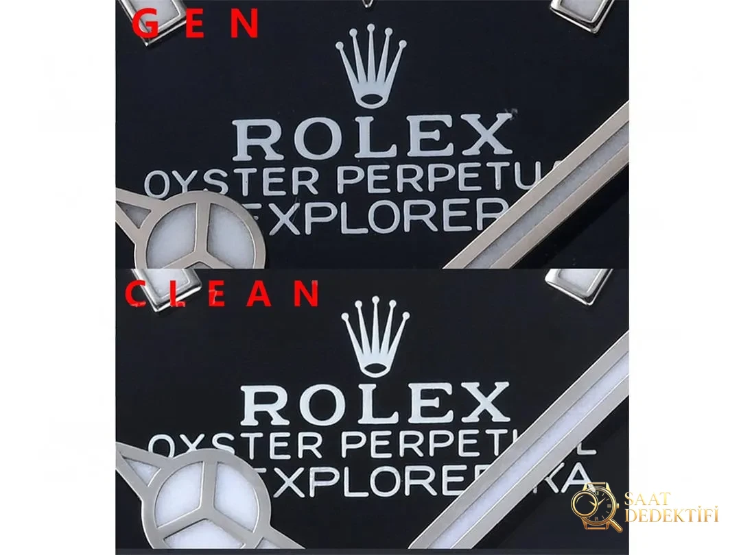 Gerçek-replika karşılaştırması: Clean Rolex Explorer I m124270, 3230 mekanizma, 36 mm - Bilekte Duruş ve Kasa Orantısı