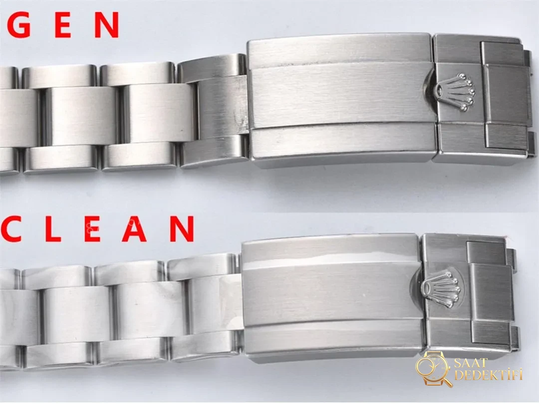 Gerçek-replika karşılaştırması: Clean Rolex Explorer I m124270, 3230 mekanizma, 36 mm - Kasa Çeliği ve Polisaj Kalitesi