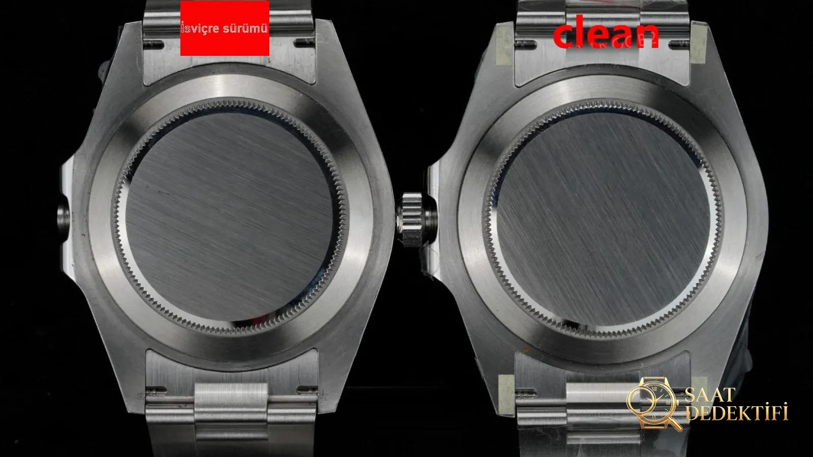 Gerçek-replika karşılaştırması: Clean Rolex Explorer II ile orijinalin karşılaştırması - Bilezik, Toka ve Klips Mekanizması