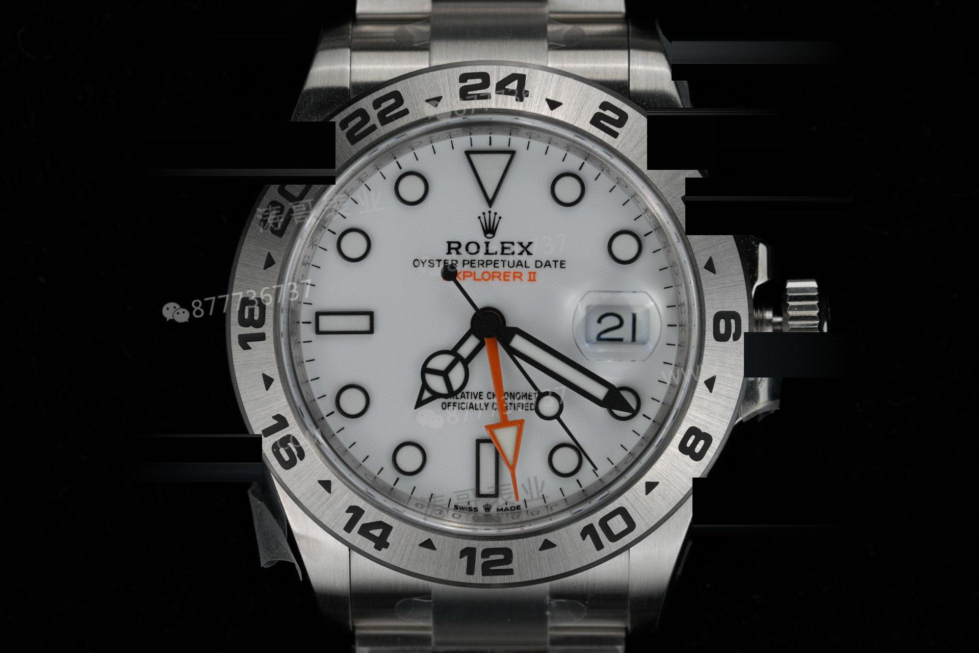 Gerçek-replika karşılaştırması: Clean Rolex Explorer II ile orijinalin karşılaştırması — 19. fotoğraf