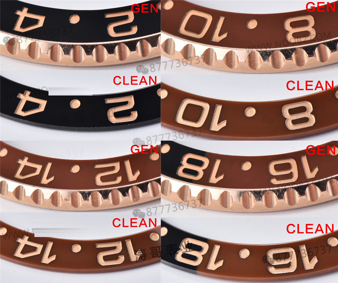 Gerçek-replika karşılaştırması: Clean Rolex GMT 126711 Root Beer bezelinin kalitesi iyi mi? — 3. fotoğraf