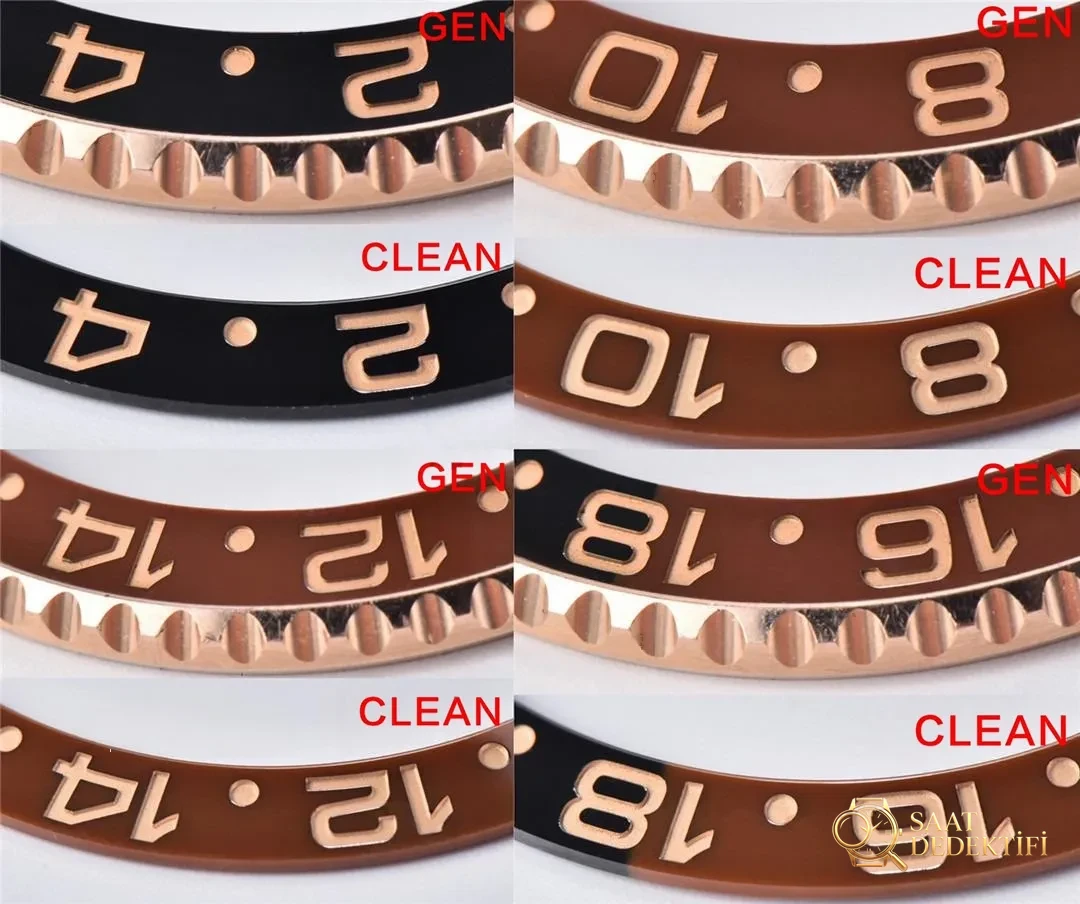 Gerçek-replika karşılaştırması: Clean Rolex GMT 126711 Root Beer bezelinin kalitesi iyi mi? - Kasa Profili ve Kurma Kolu İncelemesi