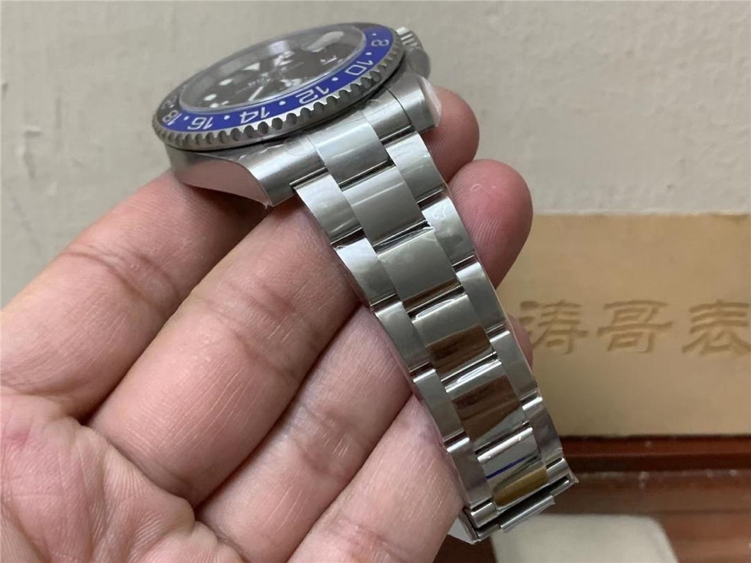 Gerçek-Replika Karşılaştırması: Clean Rolex GMT Inter Milan Bezel (Mavi-Siyah Bezel) — 13. fotoğraf