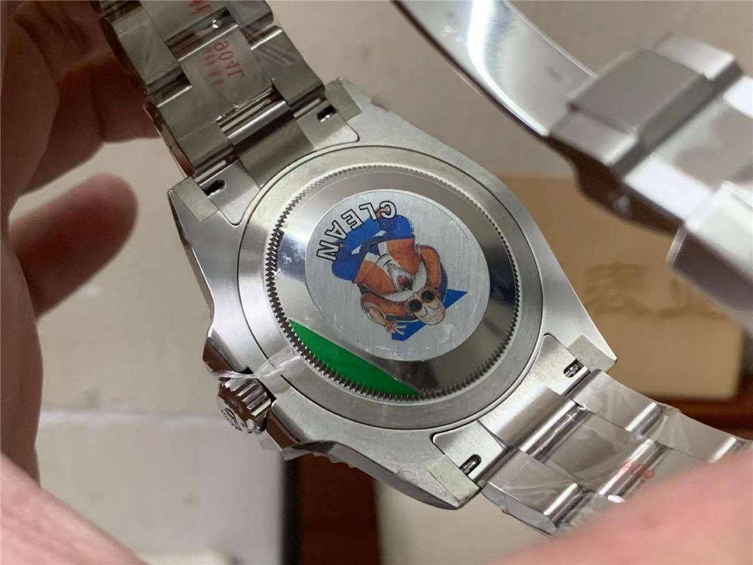 Gerçek-replika karşılaştırması: Clean Rolex GMT Sprite bezel Dandong 3285 mekanizması orijinaline uygun mu? — 16. fotoğraf