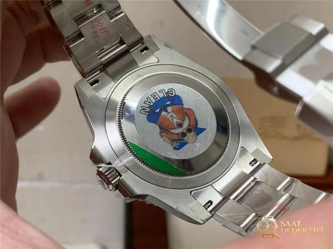 Gerçek-replika karşılaştırması: Clean Rolex GMT Sprite bezel Dandong 3285 mekanizması orijinaline uygun mu? - Toka İçi Mikro Ayar Mekanizması