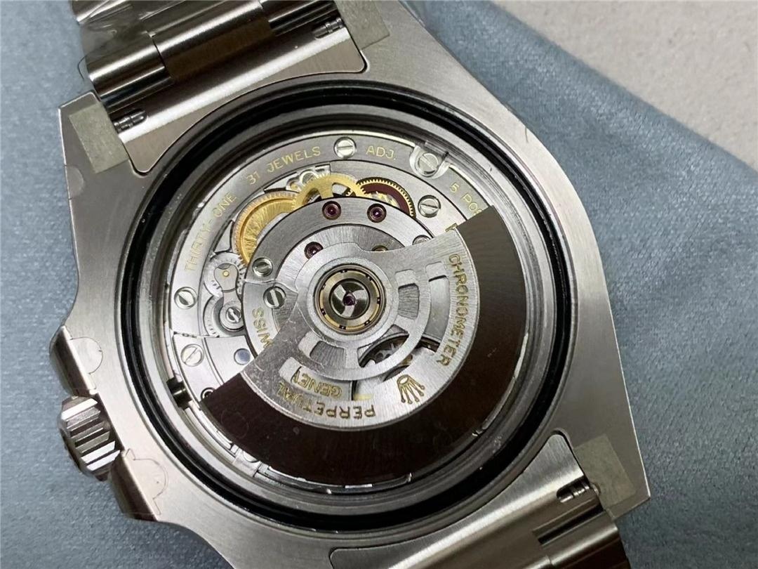 Gerçek-replika karşılaştırması: Clean Rolex GMT Sprite bezel Dandong 3285 mekanizması orijinaline uygun mu? — 19. fotoğraf