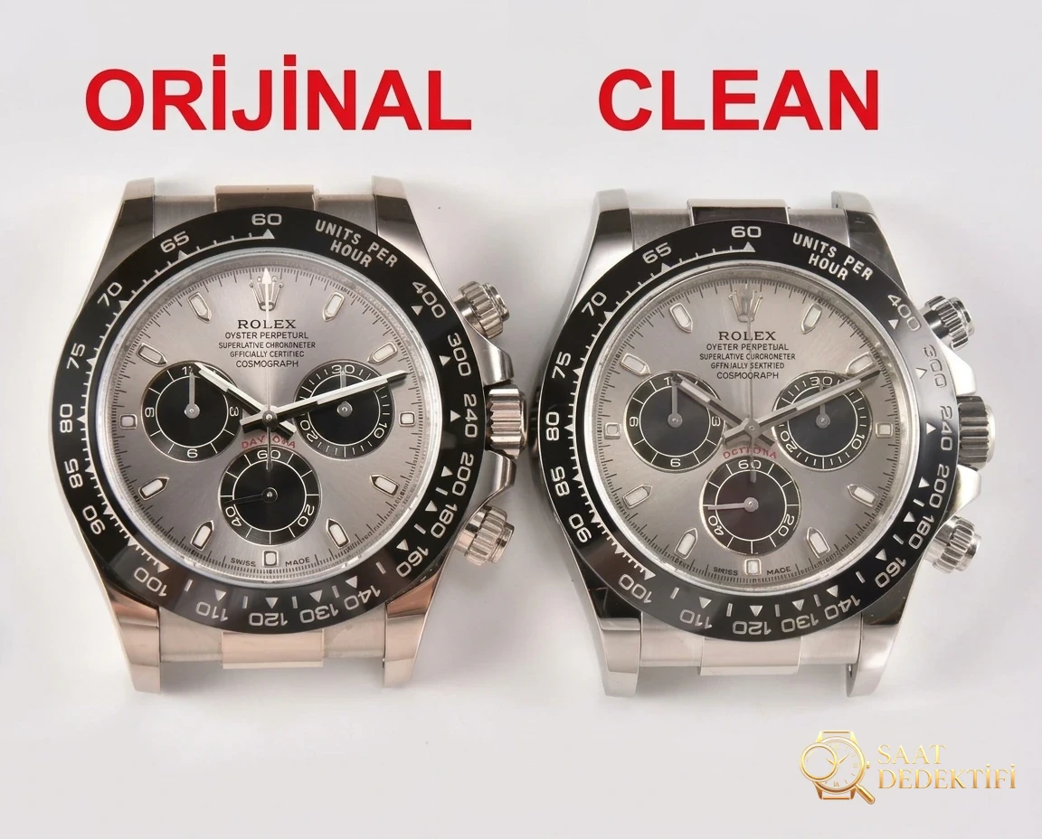 Gerçek-Replika Karşılaştırması: Clean Rolex Gri Kauçuk Daytona 4130 Mekanizması BT Factory'i Alt Edebilir mi? - görsel 1