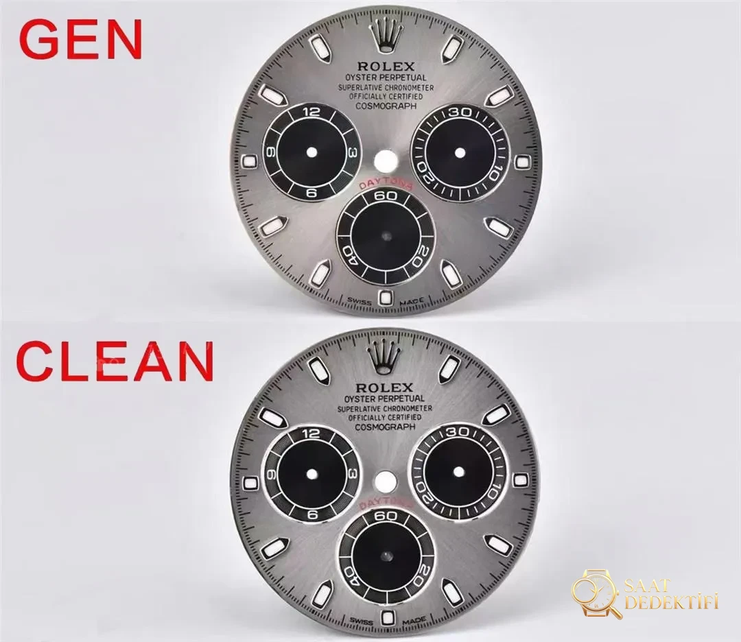 Gerçek-Replika Karşılaştırması: Clean Rolex Gri Kauçuk Daytona 4130 Mekanizması BT Factory'i Alt Edebilir mi? - görsel 2