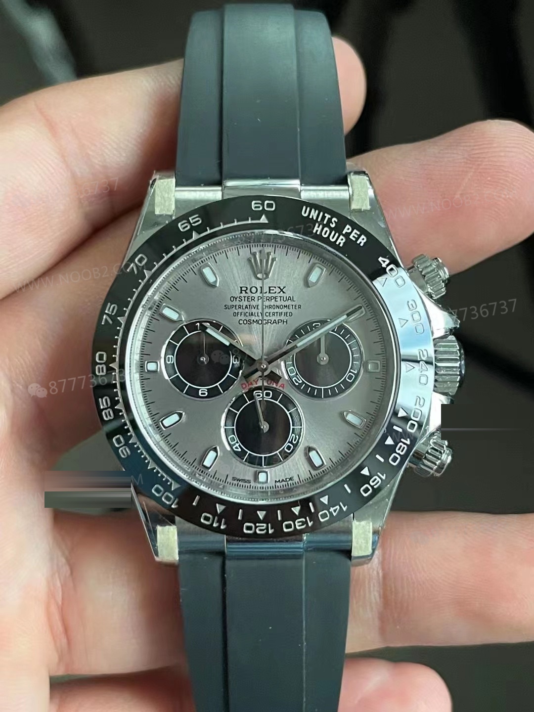 Gerçek-Replika Karşılaştırması: Clean Rolex Gri Kauçuk Daytona 4130 Mekanizması BT Factory'i Alt Edebilir mi? — 13. fotoğraf