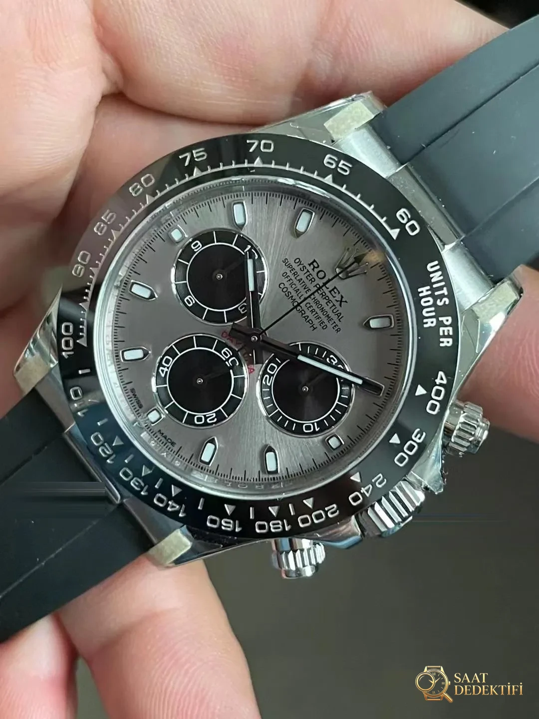 Gerçek-Replika Karşılaştırması: Clean Rolex Gri Kauçuk Daytona 4130 Mekanizması BT Factory'i Alt Edebilir mi? - görsel 14