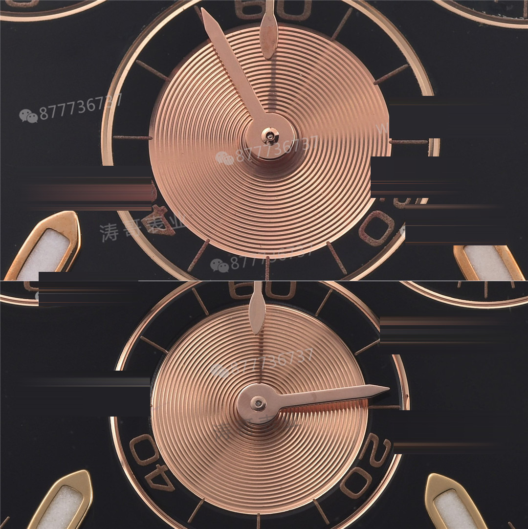 Gerçek-replika karşılaştırması: Clean Rolex rose gold kauçuk kayışlı Daytona m116515ln almaya değer mi? — 3. fotoğraf