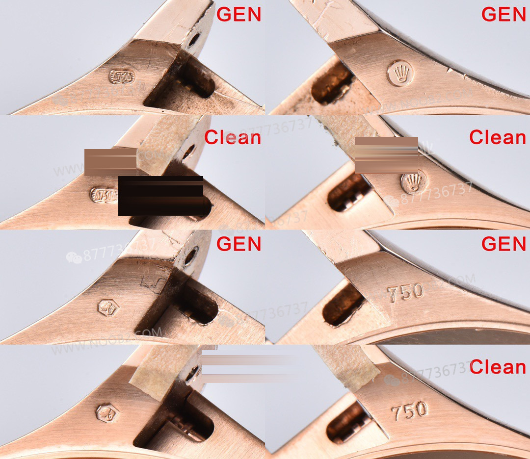 Gerçek-replika karşılaştırması: Clean Rolex rose gold kauçuk kayışlı Daytona m116515ln almaya değer mi? — 8. fotoğraf