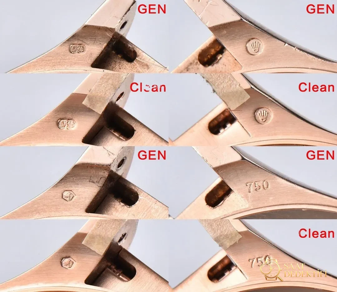 Gerçek-replika karşılaştırması: Clean Rolex rose gold kauçuk kayışlı Daytona m116515ln almaya değer mi? - Bilekte Duruş ve Kasa Orantısı
