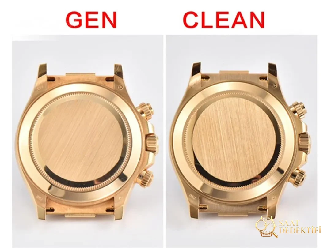 Gerçek-Replika Karşılaştırması: Clean Rolex Shawn Yue Daytona Detay İşçiliği Nasıl? - Kasa Profili ve Kurma Kolu İncelemesi