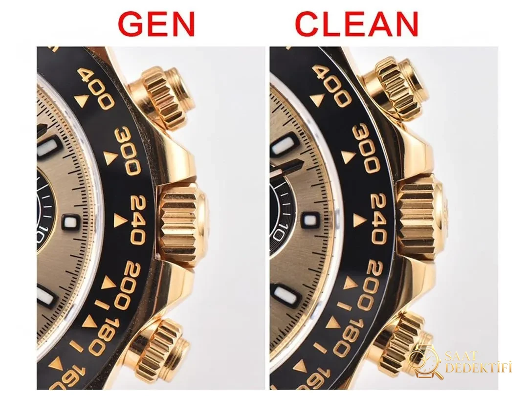 Gerçek-Replika Karşılaştırması: Clean Rolex Shawn Yue Daytona Detay İşçiliği Nasıl? - Bilezik, Toka ve Klips Mekanizması