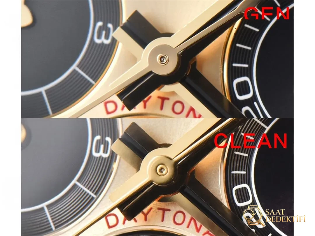 Gerçek-Replika Karşılaştırması: Clean Rolex Shawn Yue Daytona Detay İşçiliği Nasıl? - Makro Kadran ve İndeks İşçiliği