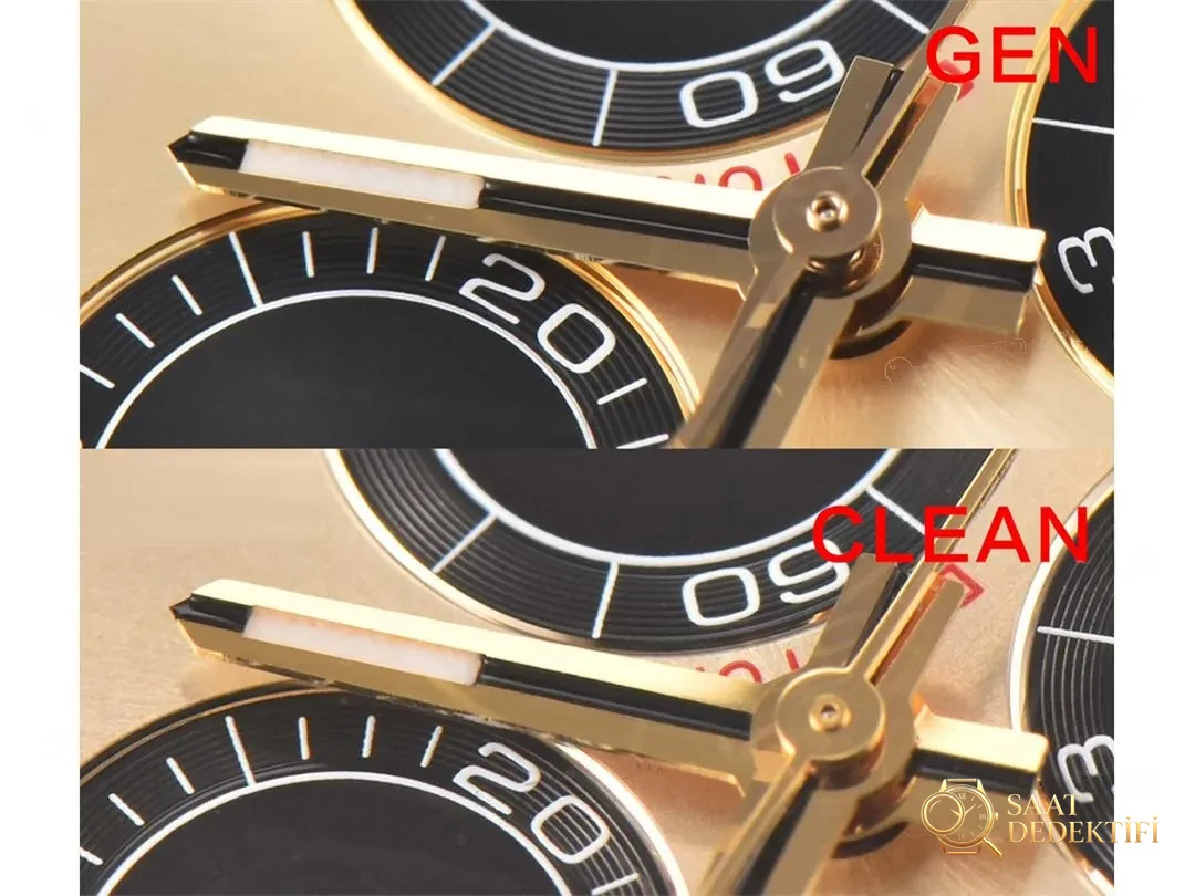 Gerçek-Replika Karşılaştırması: Clean Rolex Shawn Yue Daytona Detay İşçiliği Nasıl? - Klips Kilidi ve Lazer Damgalar