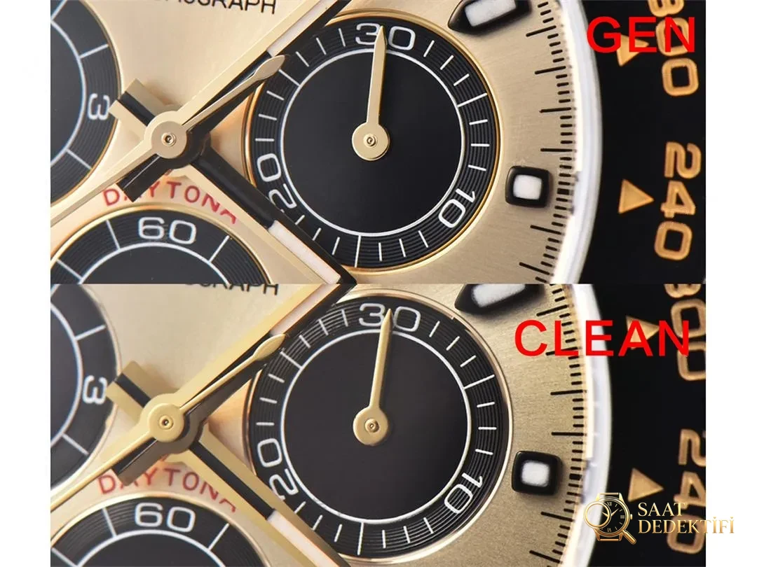 Gerçek-Replika Karşılaştırması: Clean Rolex Shawn Yue Daytona Detay İşçiliği Nasıl? - Mekanizma Zemberek ve Balans Detayı