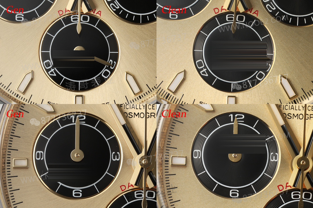Gerçek-replika karşılaştırması: Clean Rolex Yu Wenle 126518 yeni 4131 mekanizma — 3. fotoğraf