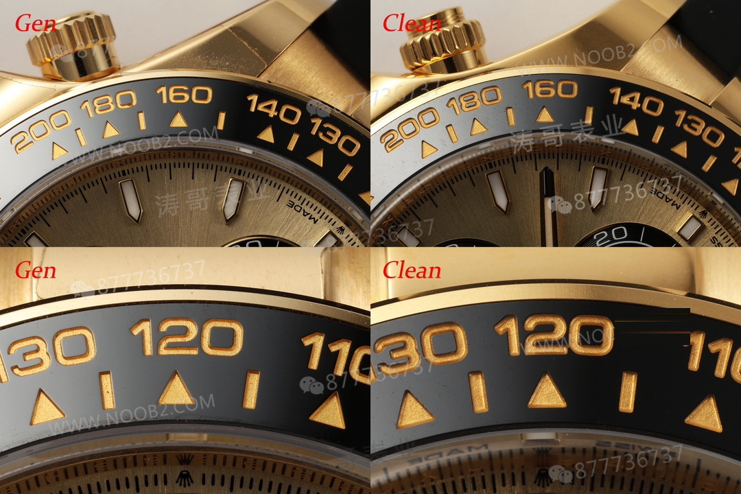 Gerçek-replika karşılaştırması: Clean Rolex Yu Wenle 126518 yeni 4131 mekanizma — 5. fotoğraf