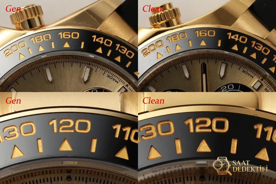 Echter Replikat-Vergleich: Sauberes Rolex Yu Wenle 126518 neues 4131-Uhrwerk – Armband, Schließe und Clip-Mechanismus