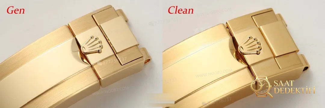 Echt vs. Replik: Saubere Rolex Yu Wenle 126518, neues Uhrwerk 4131 – Clip-Verschluss und Laserstempel