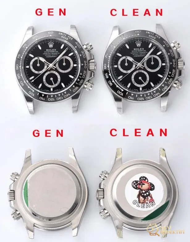 Gerçek-replika karşılaştırması: Clean yeni siyah seramik Daytona, Shanghai 4131 mekanizmasıyla orijinaline yaklaşabiliyor mu? - Kadran Detayı ve Bezel İşçiliği