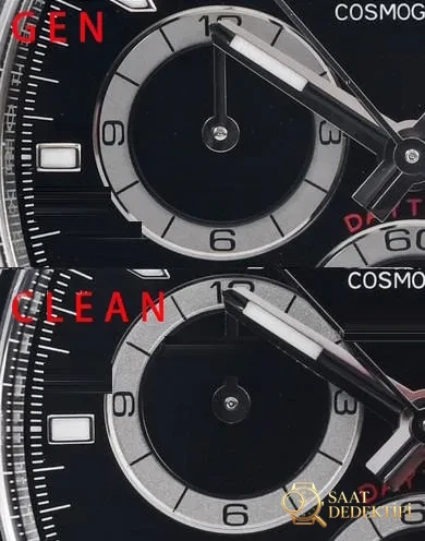 Gerçek-replika karşılaştırması: Clean yeni siyah seramik Daytona, Shanghai 4131 mekanizmasıyla orijinaline yaklaşabiliyor mu? - Mekanizma Zemberek ve Balans Detayı