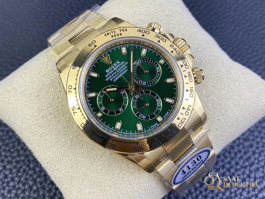 Gerçek-replika karşılaştırması: Clean yeşil-altın Daytona 116508 mu, yoksa BT Factory mı? Hangisini seçmeli? - Yan Profil ve Kordon Bağlantısı