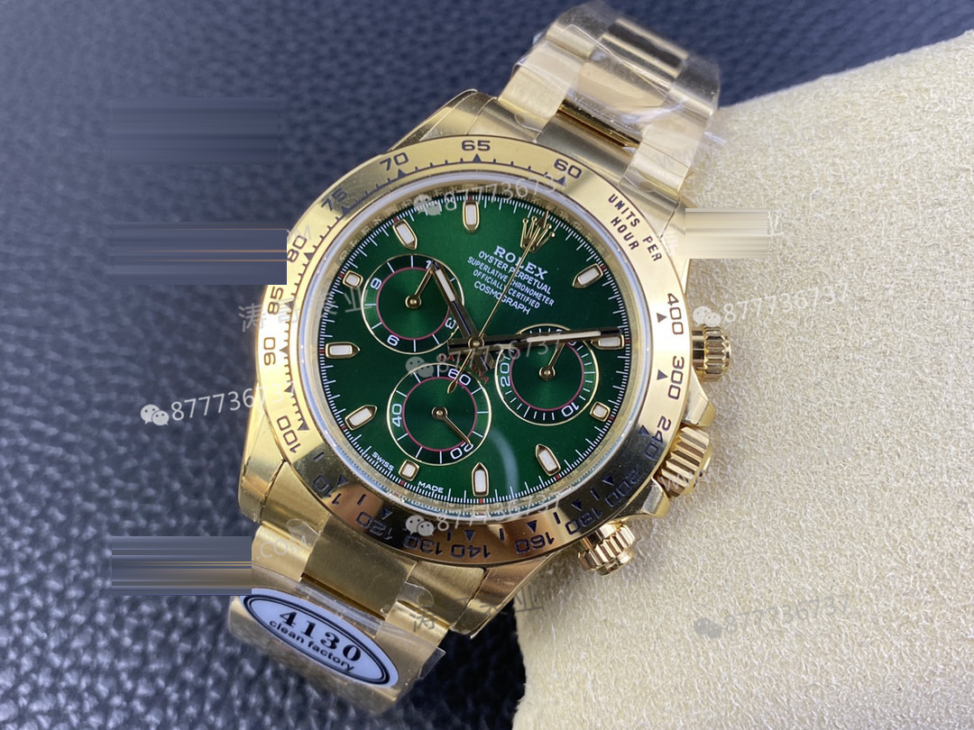 Gerçek-replika karşılaştırması: Clean yeşil-altın Daytona 116508 mu, yoksa BT Factory mı? Hangisini seçmeli? — 13. fotoğraf