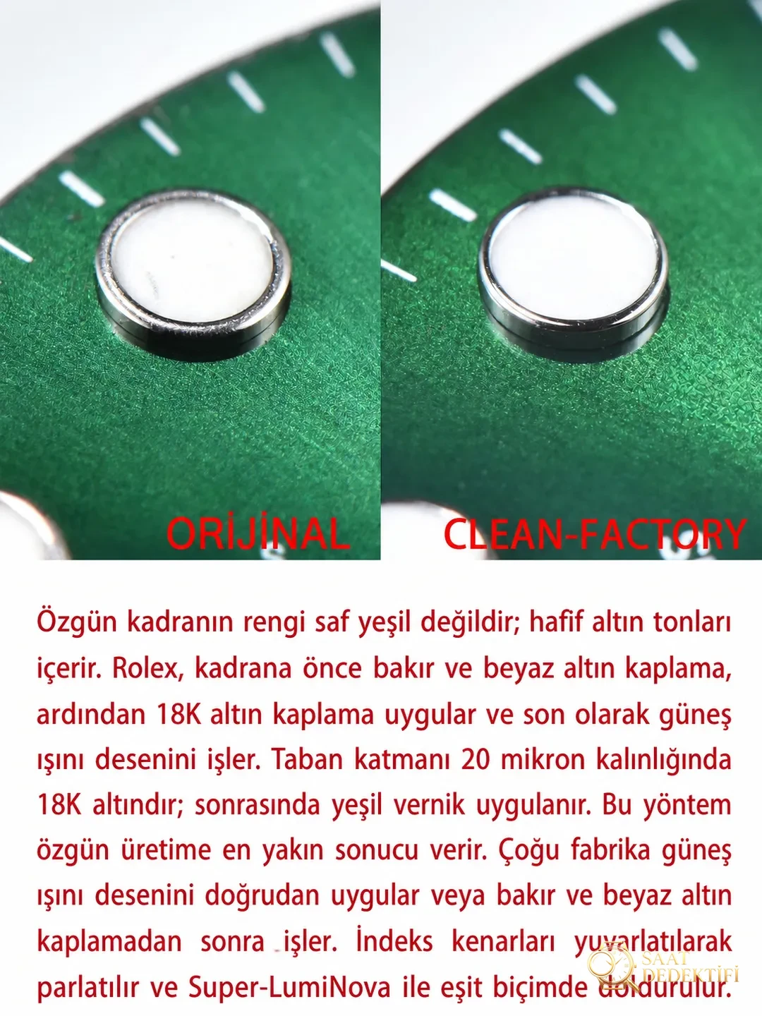 Gerçek-replika karşılaştırması: Clean yeşil su hayaleti derinlemesine analiz - Toka İçi Mikro Ayar Mekanizması