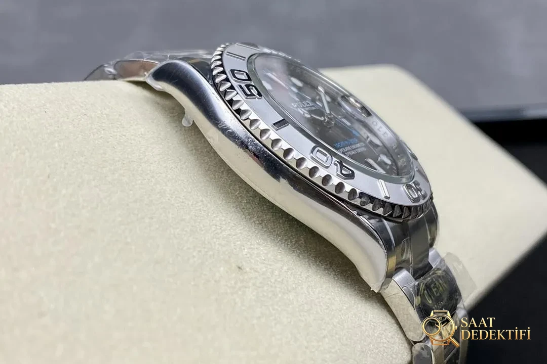 Gerçek-replika karşılaştırması: CLEAN/Clean Rolex gri Yacht-Master 126622 incelemesi - Klips Kilidi ve Lazer Damgalar