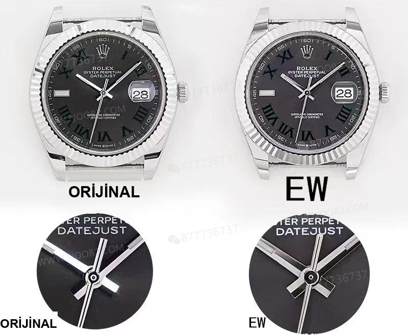 Gerçek-replika karşılaştırması: EW Factory Rolex 41 Datejust ile VS Factory Datejust arasında ne fark var? — 1. fotoğraf