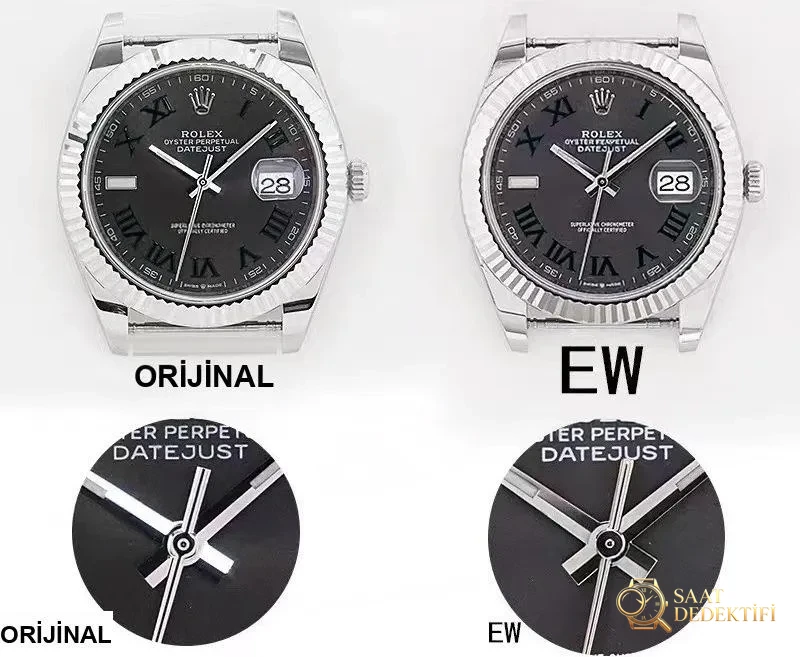 Rolex Datejust EW Factory İncelemesi - Ön Görünüm ve Kasa Tasarımı