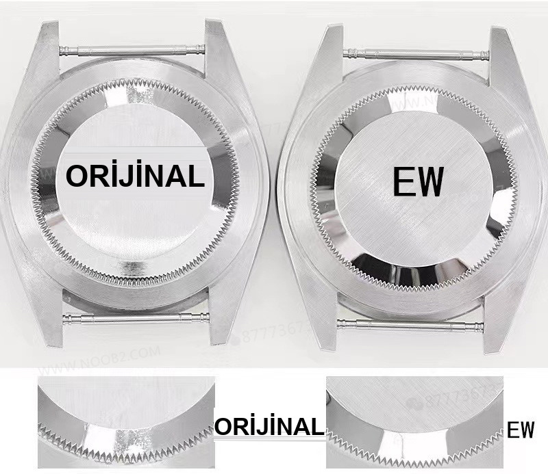 Gerçek-replika karşılaştırması: EW Factory Rolex Datejust 41 serisi Roma rakamlı model ilk bakışta belli olur mu? — 7. fotoğraf