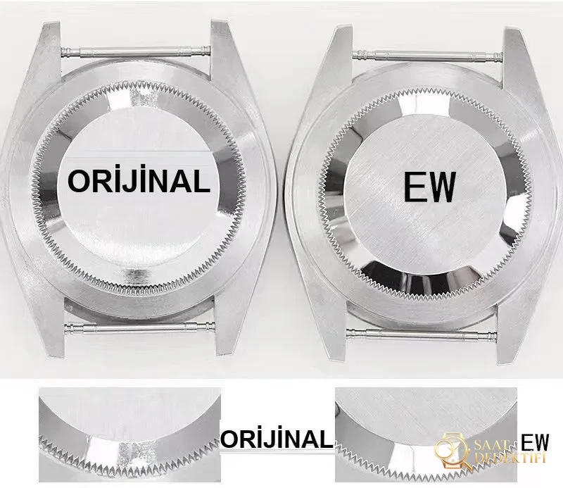 Gerçek-replika karşılaştırması: EW Factory Rolex Datejust 41 serisi Roma rakamlı model ilk bakışta belli olur mu? - Klips Kilidi ve Lazer Damgalar