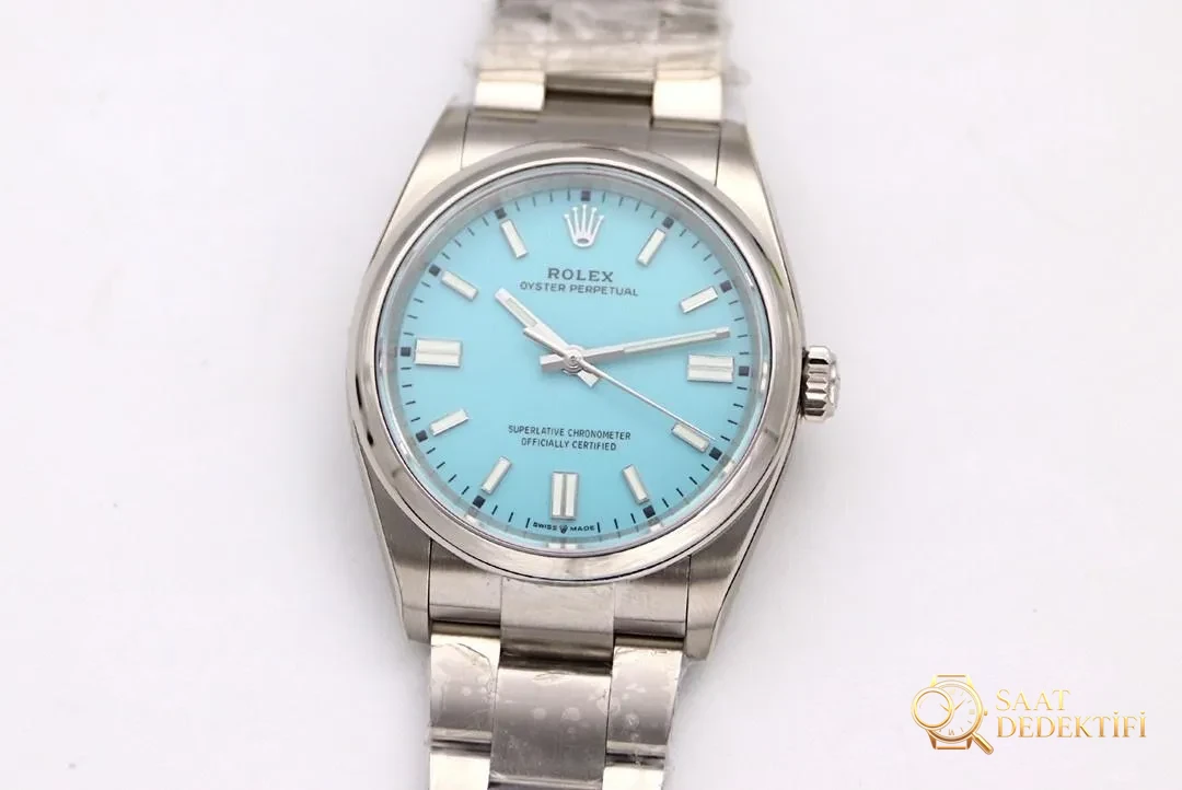 Gerçek-replika karşılaştırması: EW Factory Rolex Oyster Perpetual 36 MM replika saat incelemesi - Kasa Profili ve Kurma Kolu İncelemesi