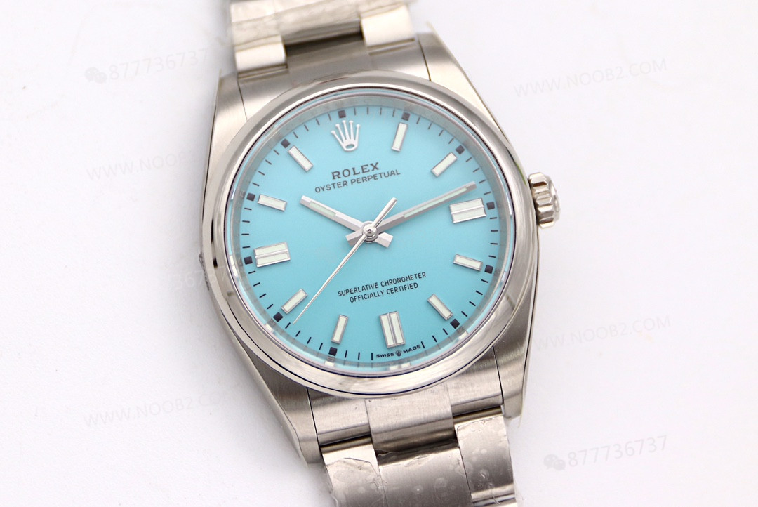 Gerçek-replika karşılaştırması: EW Factory Rolex Oyster Perpetual 36 MM replika saat incelemesi — 4. fotoğraf