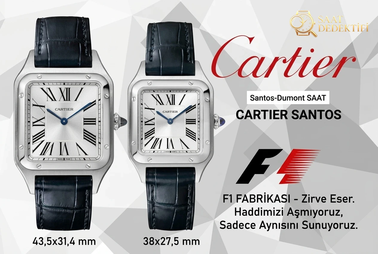 Cartier Santos BV Factory Review - Front View and Case Design