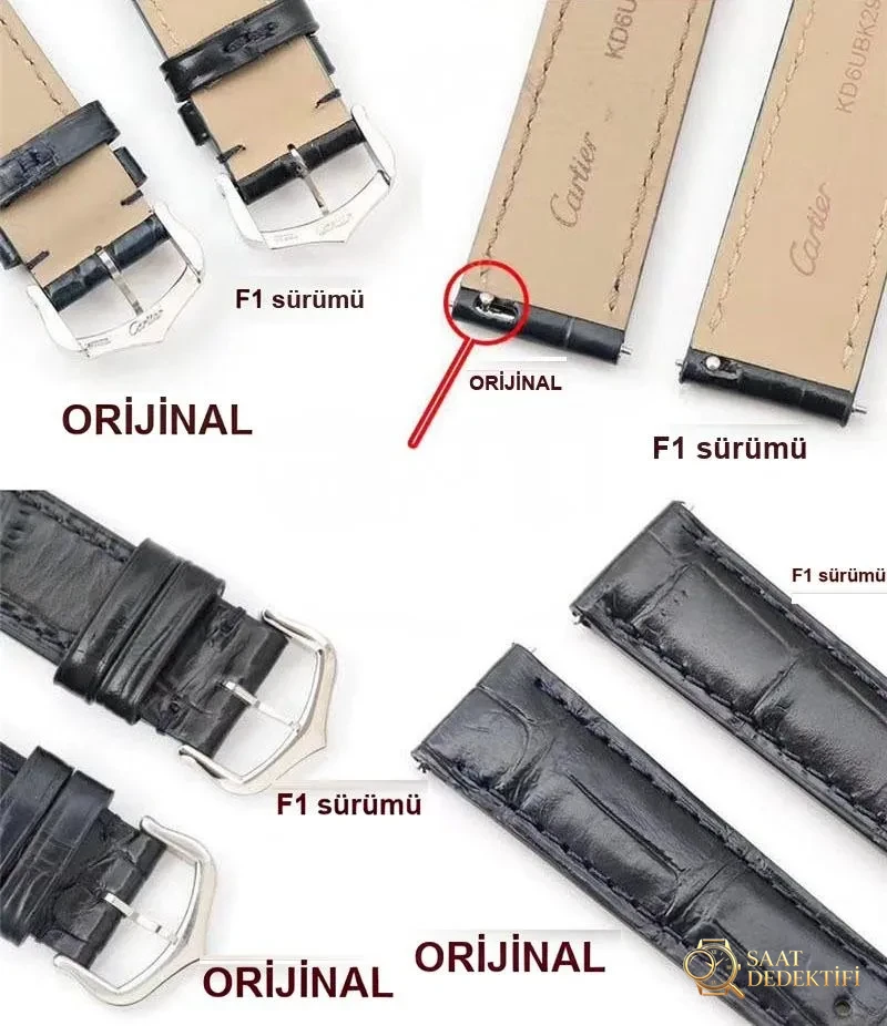 Real-replica comparison: F1 Factory Cartier Santos-Dumont replica watch - Mechanism Mainspring and Balance Detail