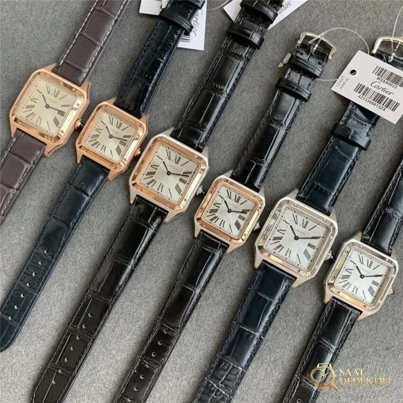 Real vs. replica: F1 Factory Cartier Santos-Dumont replica watch - Crown Protection and Adjustment Function