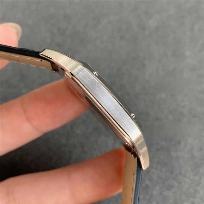 Gerçek-replika karşılaştırması: F1 Factory Cartier Santos-Dumont replika saat — 18. fotoğraf