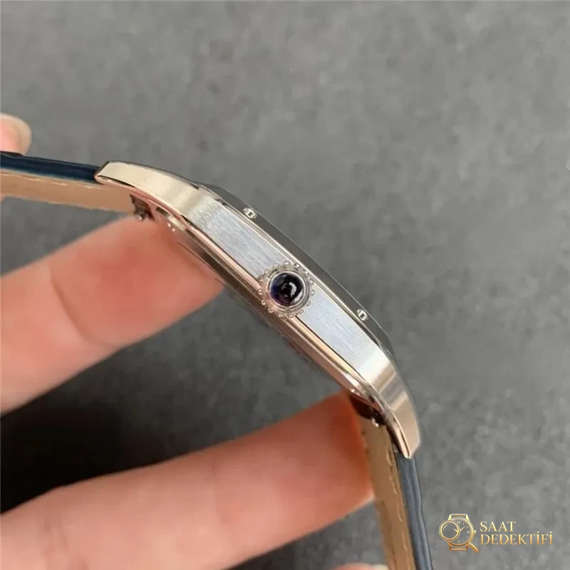 Real-replica comparison: F1 Factory Cartier Santos-Dumont replica watch - Mechanism Wheel Arrangement and Stone Bearings