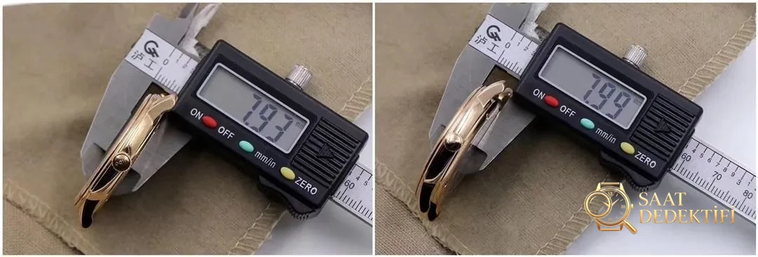 Gerçek-replika karşılaştırması: FK Factory Mido Baroncelli serisi M027.407 rose gold replika saat incelemesi, işçiliği nasıl? - Makro Kadran ve İndeks İşçiliği