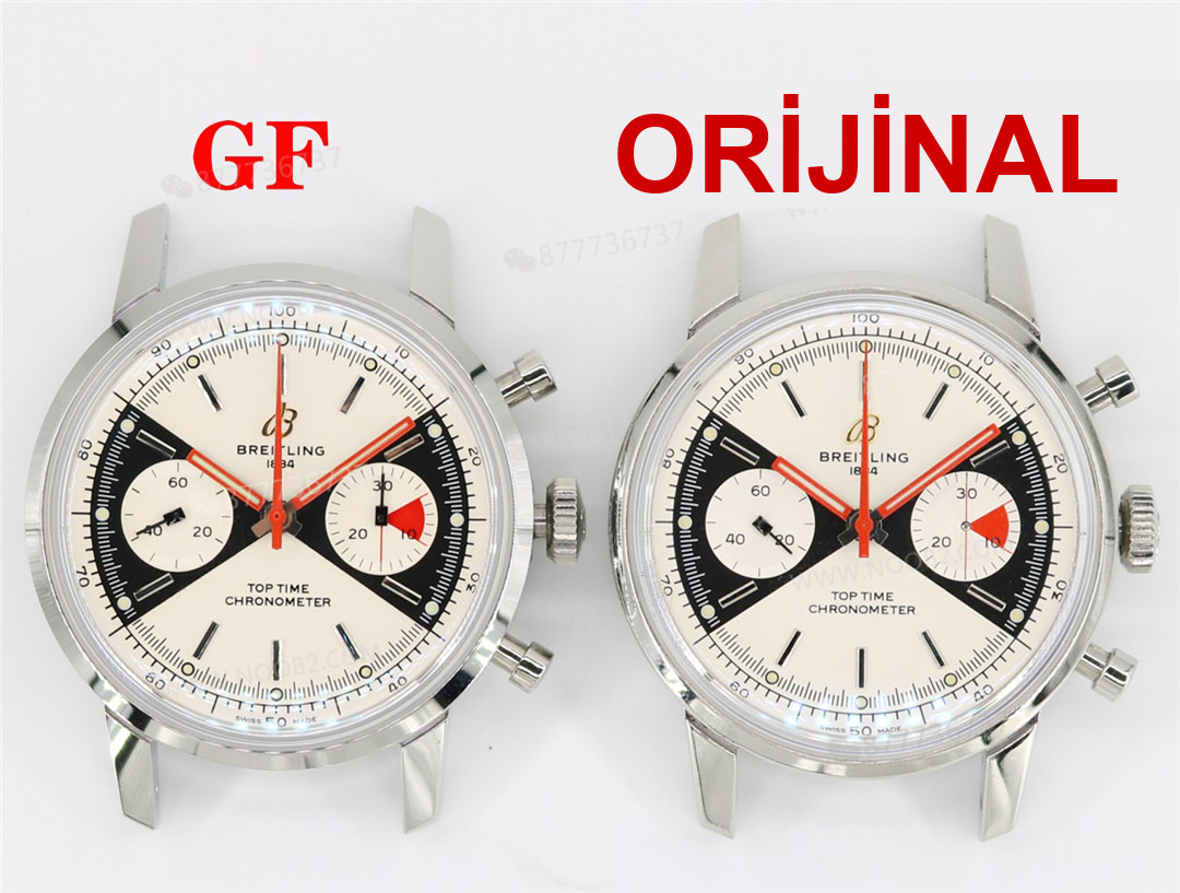 Gerçek-replika karşılaştırması: GF Factory Breitling Top Time Zorro kadranının işçiliği iyi mi? — 2. fotoğraf