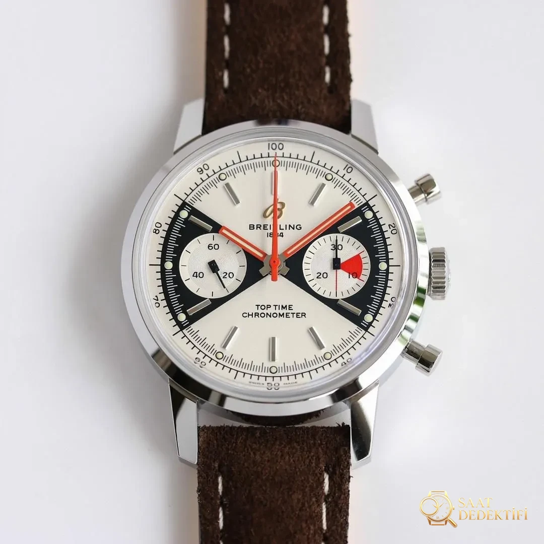Gerçek-replika karşılaştırması: GF Factory Breitling Top Time Zorro kadranının işçiliği iyi mi? - Yan Profil ve Kordon Bağlantısı